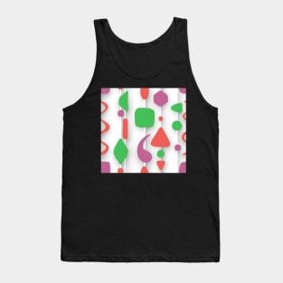 Abstract Seamless Pattern with Simple Geometrical Forms Tank Top